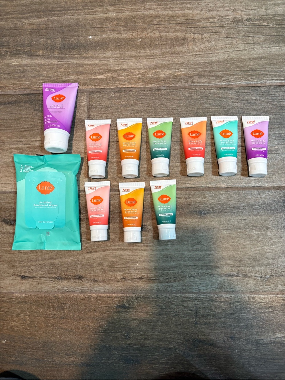 Bundle NEW 11 Piece Lot Body Wash - Deodorant - Acidified Deodorant Wipes
